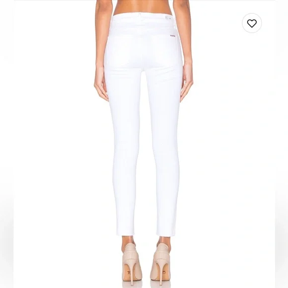 Hudson Nico Dreamer Denim in White Distressed - Picture 2 of 11